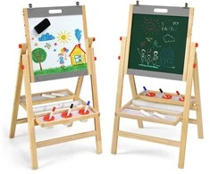 Promotions Vaikų piešimo stovas, 50.8x53.3x78.7-104.1 cm, Pilka