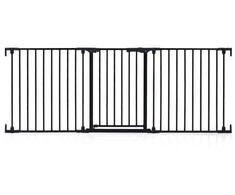 Promotions Vaikų varteliai, 74.5-198x74.5 cm, juodi, metalas