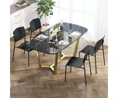 Promotions Valgomojo kėdė, 54x46x84 cm, juoda