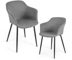 Promotions Valgomojo kėdės, 59.7x53.3x82.6 cm, pilka