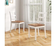Promotions Valgomojo kėdžių rinkinys 40.6x40.6x85.1 cm Ruda mediena