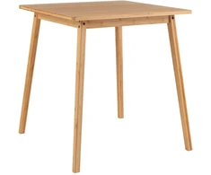 Promotions Valgomojo stalas 70x70x75 cm Natūralus bambukas