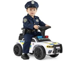 Promotions Važiuojamasis automobilis, policija, 63x30x36 cm, balta