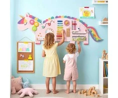 Promotions Veiklos siena-busy board, 155x49x1.2 cm, balta, medinė