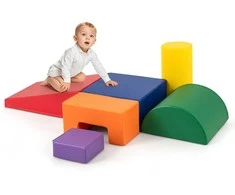 Promotions Vidaus laipiojimo ir ropojimo žaidimų rinkinys, 60x40x20 cm, įvairiaspalvis, putplastis