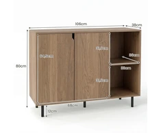 Promotions Virtuvės bufetas 106x38x80 cm natūralus
