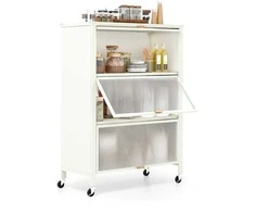 Promotions Virtuvės kepėjų lentyna, 81.3x36.8x114.3 cm, balta