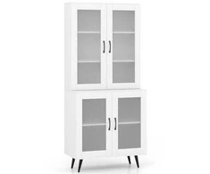 Promotions Virtuvės maisto produktų spintelė, 80x40x178 cm, balta