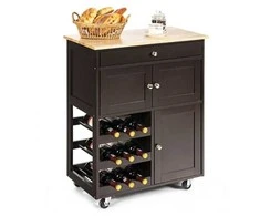 Promotions Virtuvės vežimėlis, 67.3x36.8x86.4 cm, Rudas
