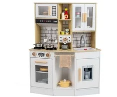 Promotions Virtuvės žaidimų rinkinys 75x36x96 cm Balta, Mediena