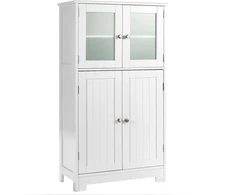 Promotions Vonios kambario laikymo spintelė 58x30x109 cm juoda