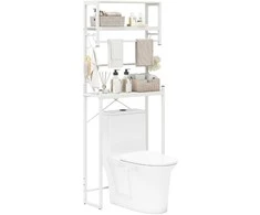 Promotions Vonios lentyna, 64x24x162 cm, balta, metalas