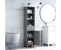 Promotions Vonios spintelė 40x30x172 cm Pilka