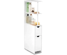 Promotions Vonios spintelė 45.7x20.3x114.3 cm Balta MDF