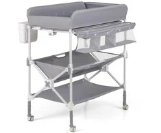 Promotions Vystymo stalas 80x66x99-104 cm pilkas, sulankstomas, atsparus vandeniui