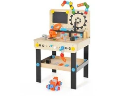 Promotions Žaidimų dirbtuvės su įrankių rinkiniu, 45.7x36.8x72.4 cm, spalvingos