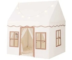 Promotions Žaidimų palapinė 121x101x137 cm Kavos spalvos, vidaus žaidimų namelis
