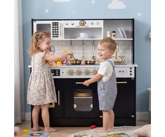 Promotions Žaidimų virtuvėlė 85.1x29.2x87.6 cm Juoda mediena