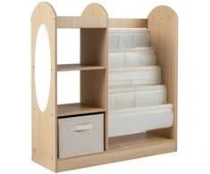 Promotions Žaislų laikymo organizatorius, 87,5x30x90 cm, balta, mediena