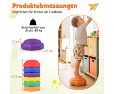 Promotions Žingsnių akmenys vaikams 6 vnt. 25,4x12,7 cm įvairiaspalviai