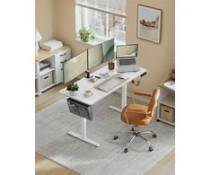 Songmics Reguliuojamo aukščio elektrinis stalas 60 x 140 x (72-120) cm