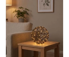 Relaxdays 20 cm LED dekoratyvinis rutulys