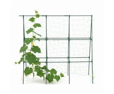 Relaxdays Agurkų atrama rėmas 114x135 cm Žalia Metalas