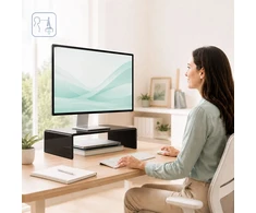 Relaxdays Akrilinis monitoriaus stovelis