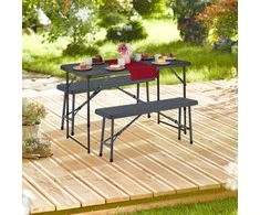 Relaxdays Alaus suolas, 42x100x25 cm, Juodas