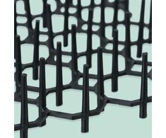 Relaxdays Anti-katės spygliai kilimėliai, 3x49x14 cm, juoda, plastikas