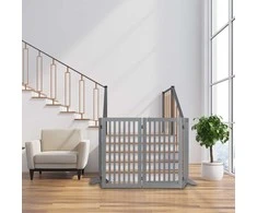 Relaxdays Apsauginiai varteliai, 92x207x30 cm, Pilka
