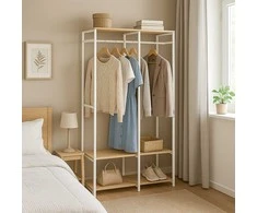 Relaxdays Atvira spinta, 180x94,5x40 cm, juoda