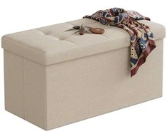Relaxdays Audinio suoliukas, 38x76x38 cm