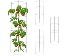 Kodustaar 4 apvalių pomidorų atramų rinkinys, 60 cm