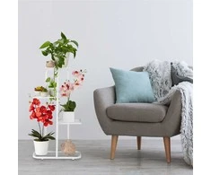 Relaxdays Augalų lentyna, metalas, 81x44x24,5 cm