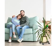 Relaxdays Ketaus stovo ratukai vazonui