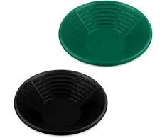 Relaxdays Aukso plovimo indų rinkinys, 8x38 cm, juoda, plastikas
