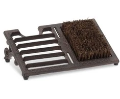 Relaxdays Batų valytuvas, ketaus, 12x33,5x22,5 cm, rudas