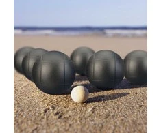 Relaxdays Boules rinkinys, 7.2 cm, Juoda
