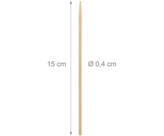 Kodustaar 1000x Bambukiniai pagaliukai cake pop skanėstams