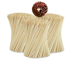 Kodustaar 1000x Bambukiniai pagaliukai cake pop skanėstams