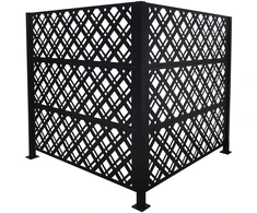 Relaxdays Dangtis šiukšlių dėžei 120 cm Juodas