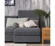 Relaxdays Dekoratyvinė pagalvėlė, pintinė, 25 cm