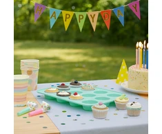 Relaxdays Dėžutė Muffin laikymui 24 keksiukams