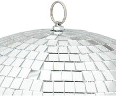 Relaxdays Disko rutulys, 40 cm, sidabrinis