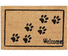 Kodustaar welcome paws kokosinis durų kilimėlis