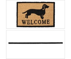 Kodustaar sveiki atvykę takso (wiener dog) durų kilimėlis