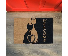 Kodustaar „Welcome Cats Home“ kokoso pluošto durų kilimėlis