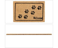 Kodustaar welcome paws kokosinis durų kilimėlis