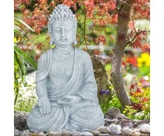 Relaxdays Figūrėlė, Sėdintis Buda, 40x24x15 cm